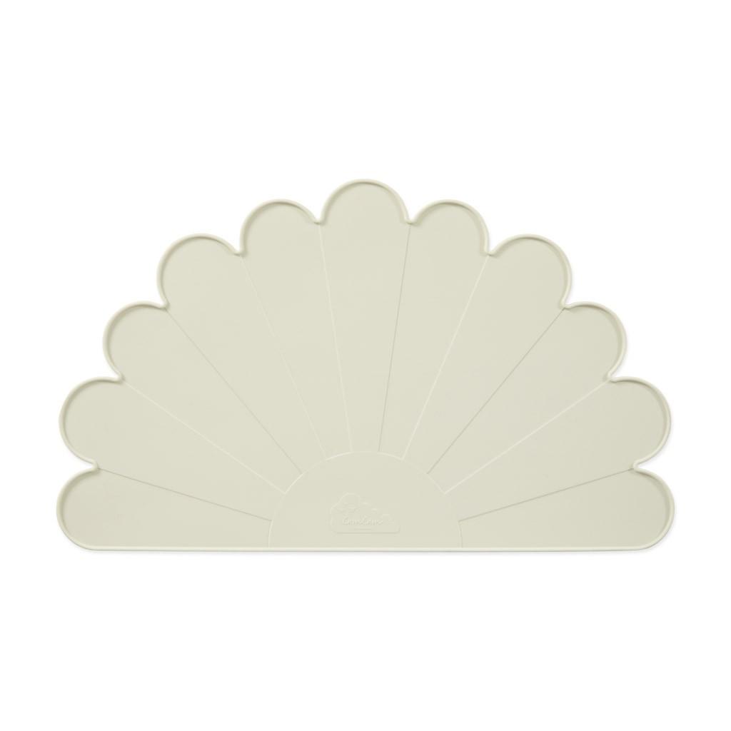 Cam Cam - Silicone Placemat, Flower - Light Sand