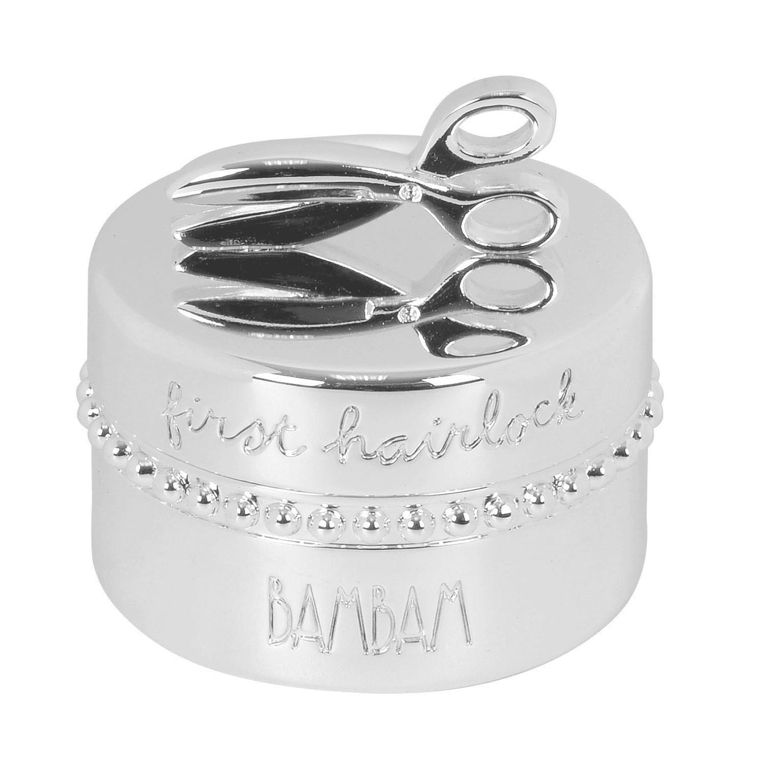 Bambam - Silver Plated Hairlock Box