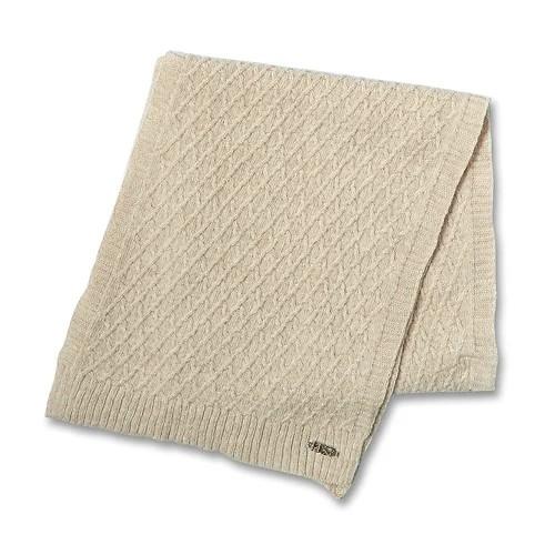 First - Frill knitted scarf beige