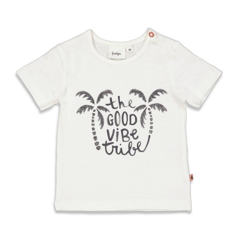 Feetje - T-shirt - Good Vibe Tribe Offwhite