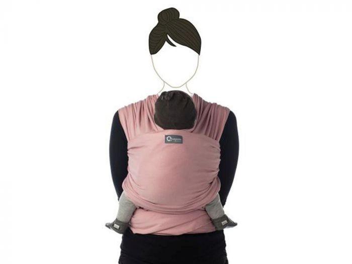 Babylonia baby Carriers - Draagdoek Tricot-Slen Organic - Soft Pink - One Size