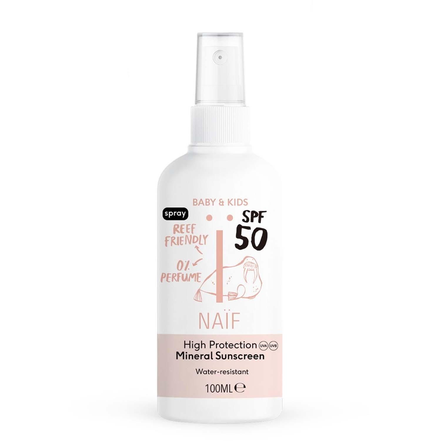 Naif - Naif Baby&Kids Spray SPF 50 no perfume 100ml