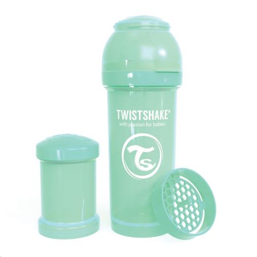 Twistshake - Fles Antikoliek 260ml Pastel Groen