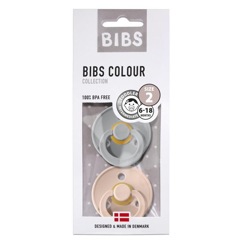 Bibs - Fopspeen natuurrubber 2-pack cloud/blush