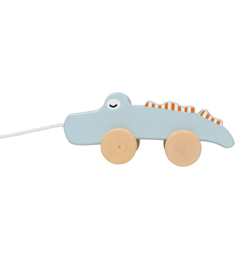 Tryco - Wooden Pull-Along Toy - Crocodile