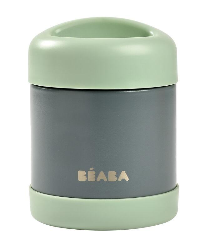 Beaba - RVS thermo-portie 300ml (mineral grey/sage green)