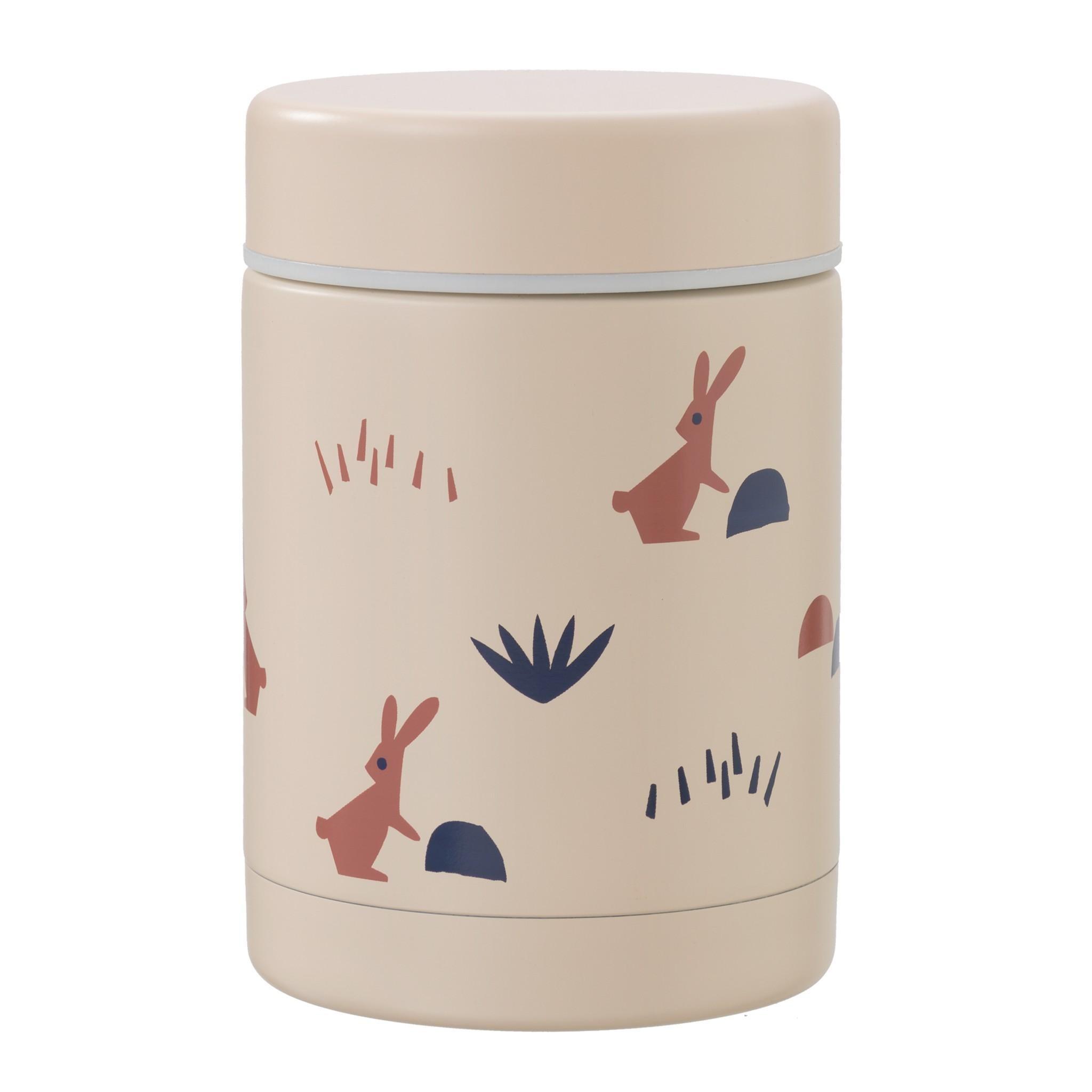 Fresk - Thermos voedselcontainer 300 ml rabbit sandshell
