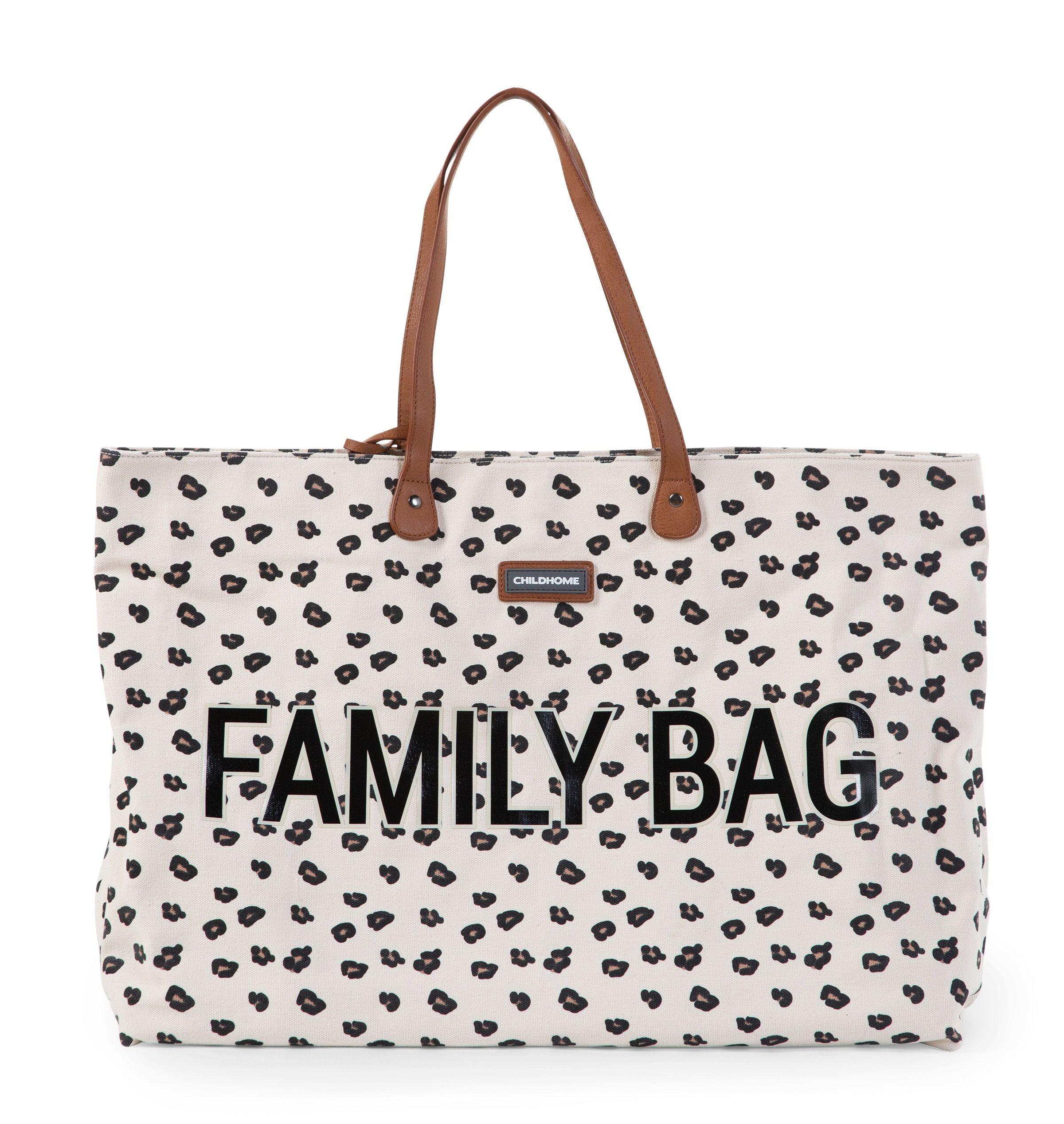 Childhome - Family bag canvas leopard