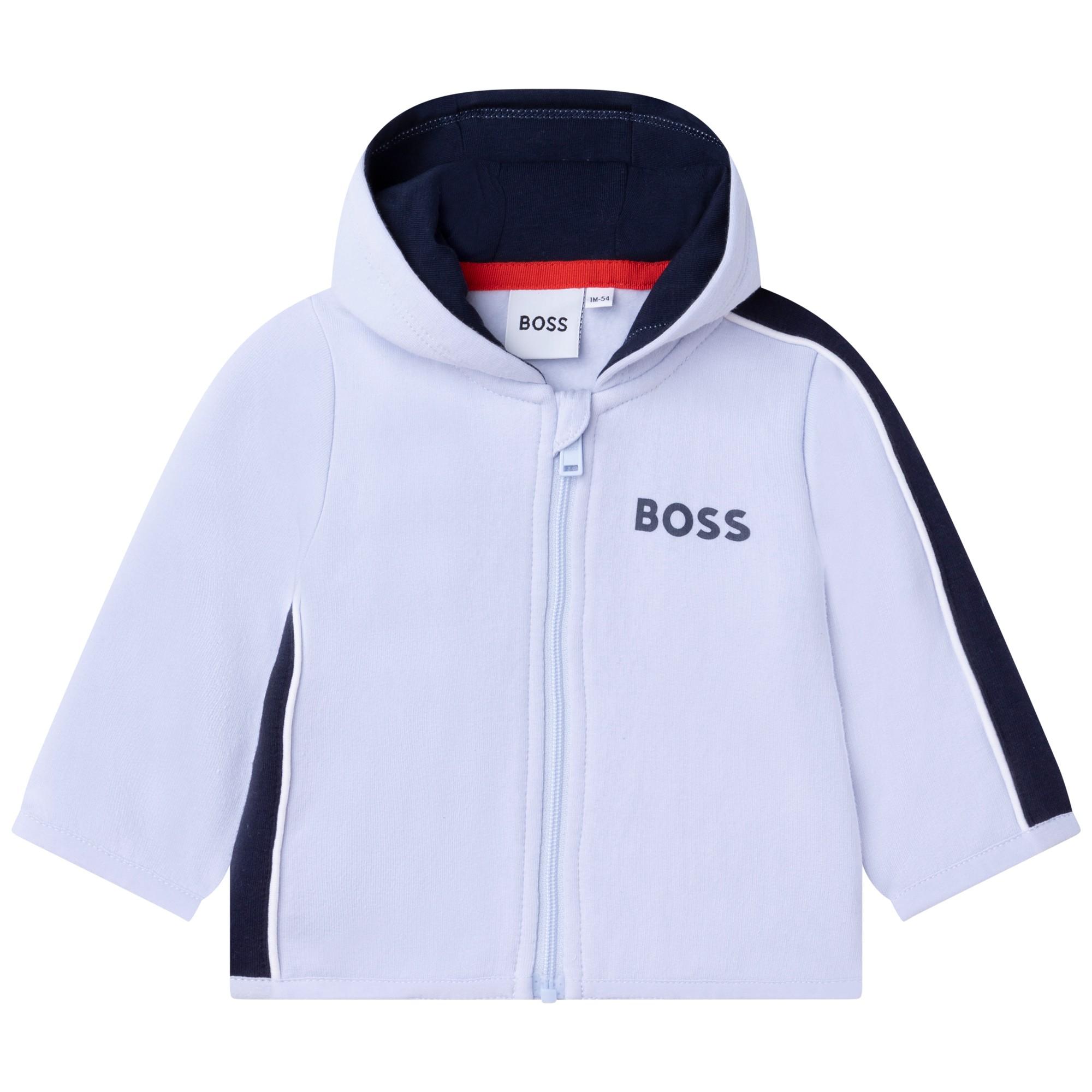 BOSS - T-shirt, broek, cardigan set bleu cargo