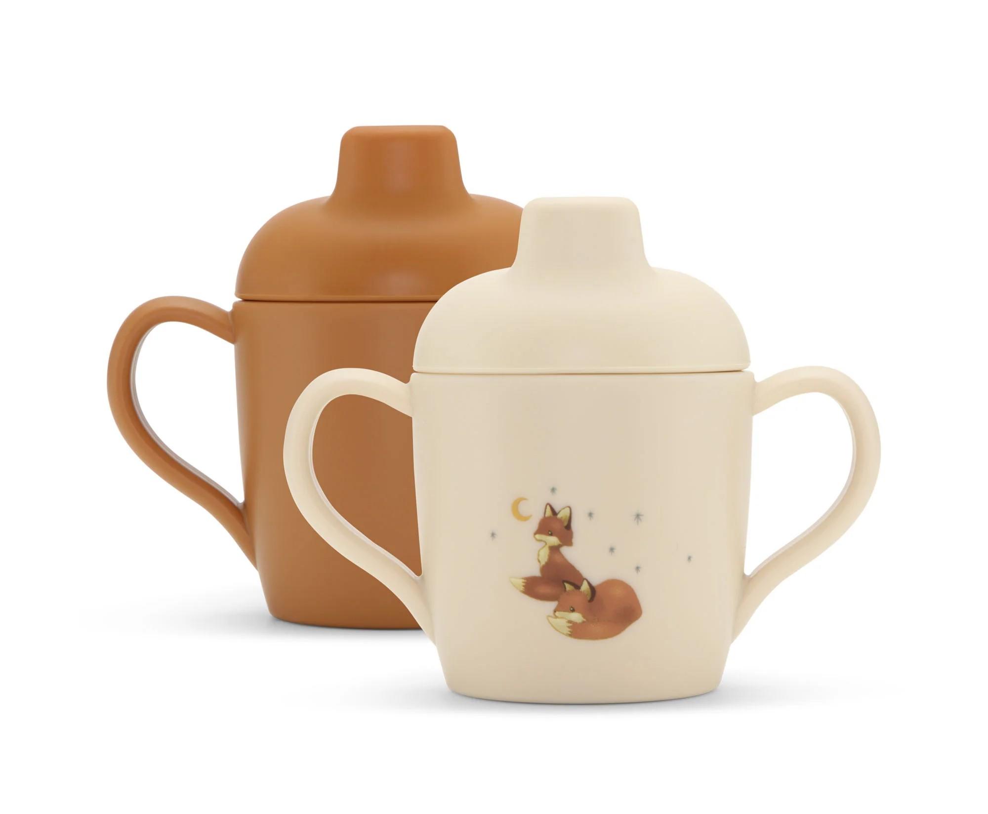 Konges Slojd - 2 pack sippy cup foxie