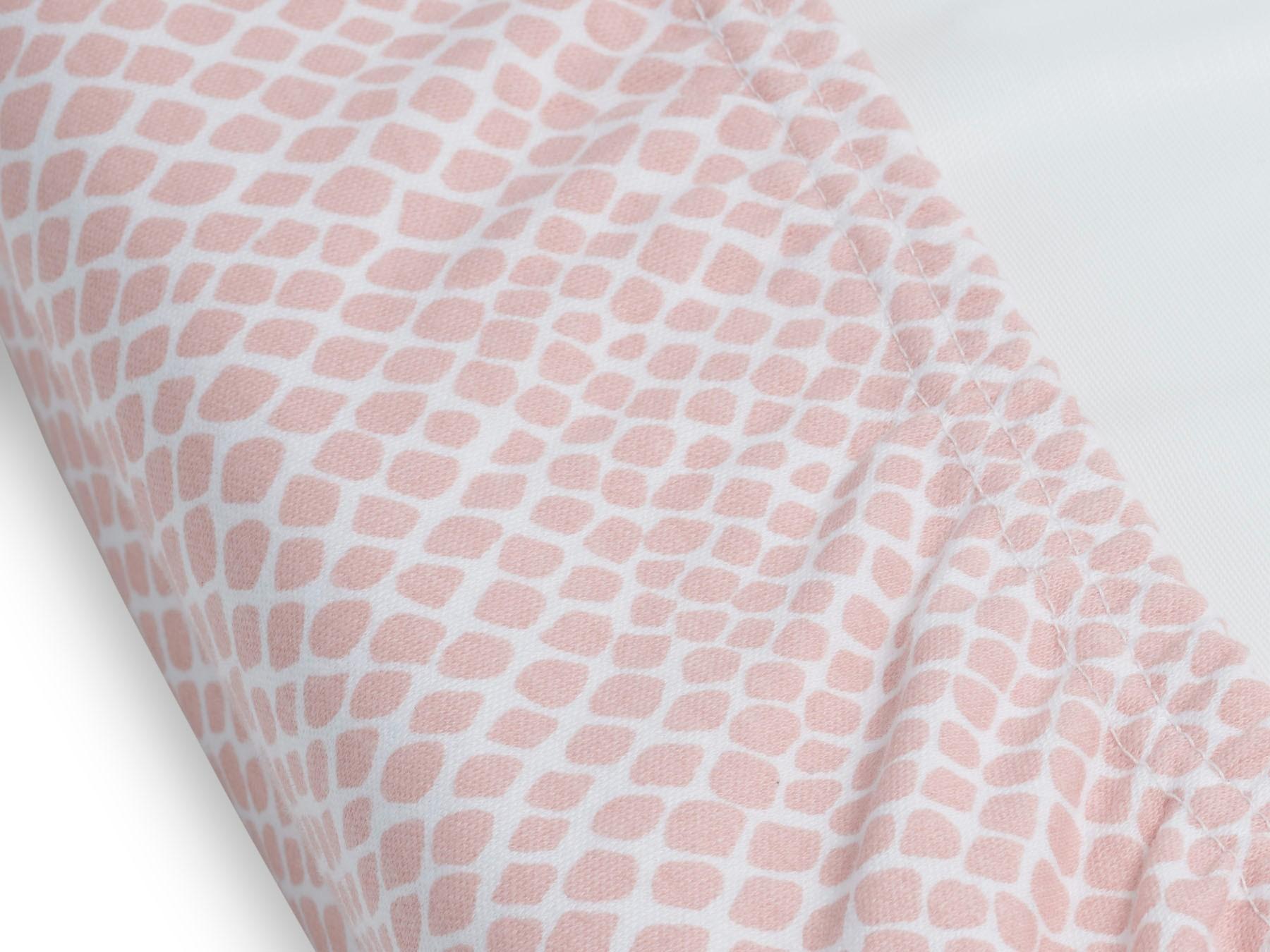 Jollein - Aankleedkussenhoes Snake Jersey 50x70cm - Pale Pink