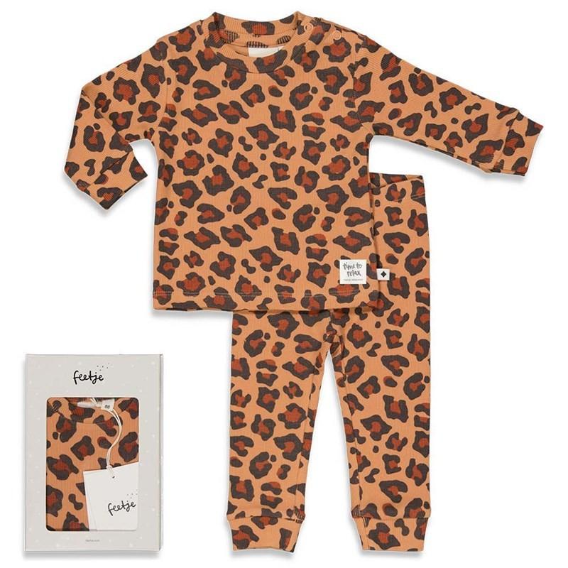 Feetje - Leopard Lee - Premium Sleepwear Hazelnoot