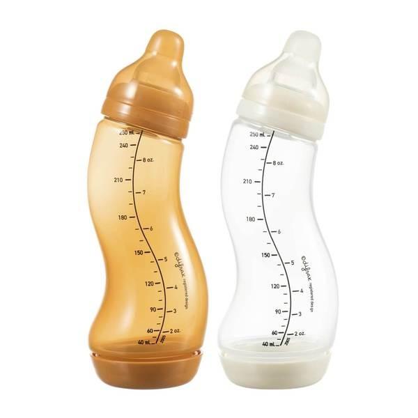 Difrax - S-fles l 250 ml natural 2pack assorti