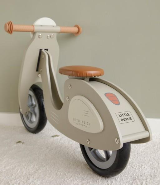 Little Dutch Toys - Loopscooter olive