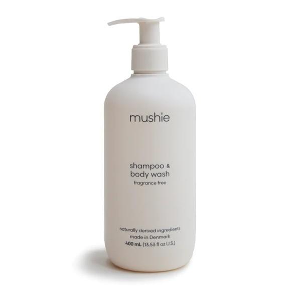 Mushie - Baby shampoo & body wash fragrance free - 400ml