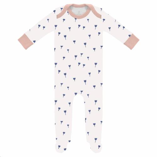 Fresk - Pyjama met voet tulip indigo blue