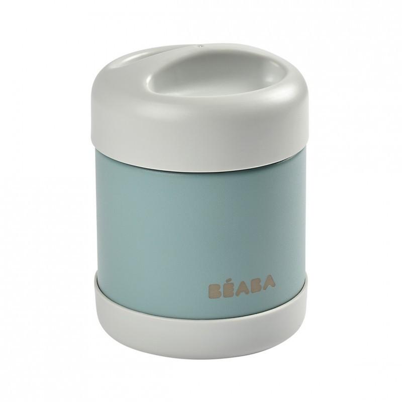 Beaba - RVS thermo-portie 300ml (light mist/eucalyptus groen)