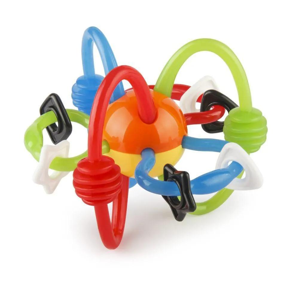 Infantino - Rattle & Teether Bendy Tubes Coloured