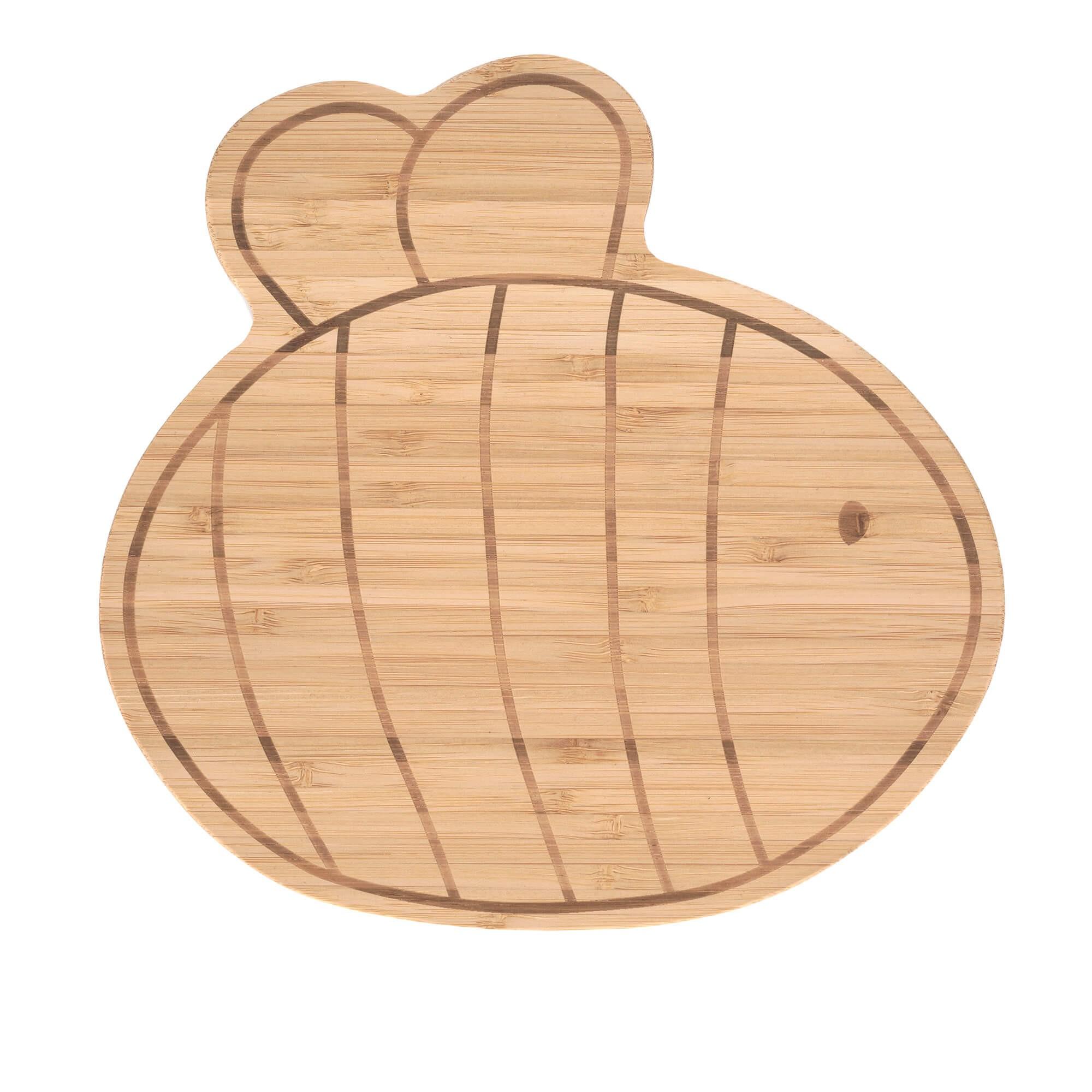 Lassig - Breakfast board bamboo/wood garden explorer bee