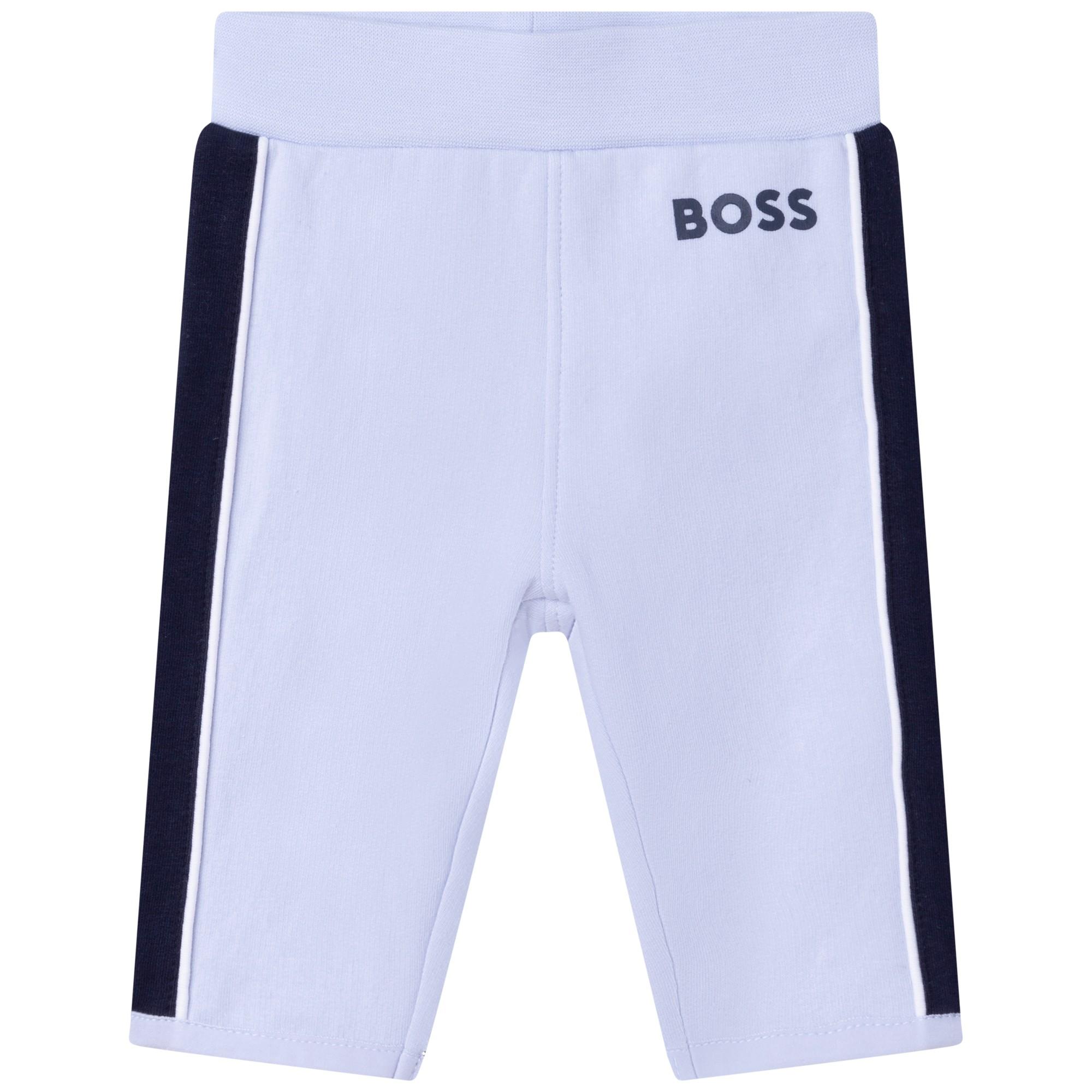 BOSS - T-shirt, broek, cardigan set bleu cargo
