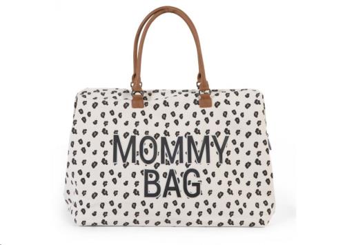 Childhome - Mommy bag big canvas leopard