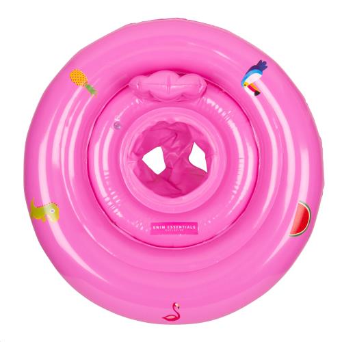 Swim Essentials - Baby Float Print Pink 0-1 Jaar