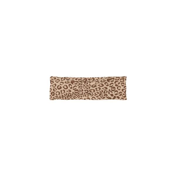 House of Jamie - Bow tie headband nutmeg leopard
