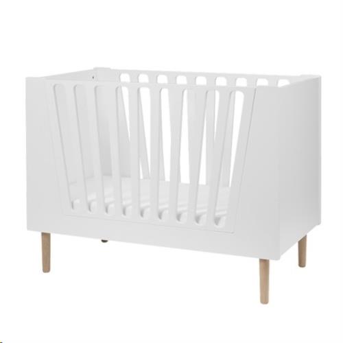 Done by Deer - Baby Cot. 60 X 120 cm. White