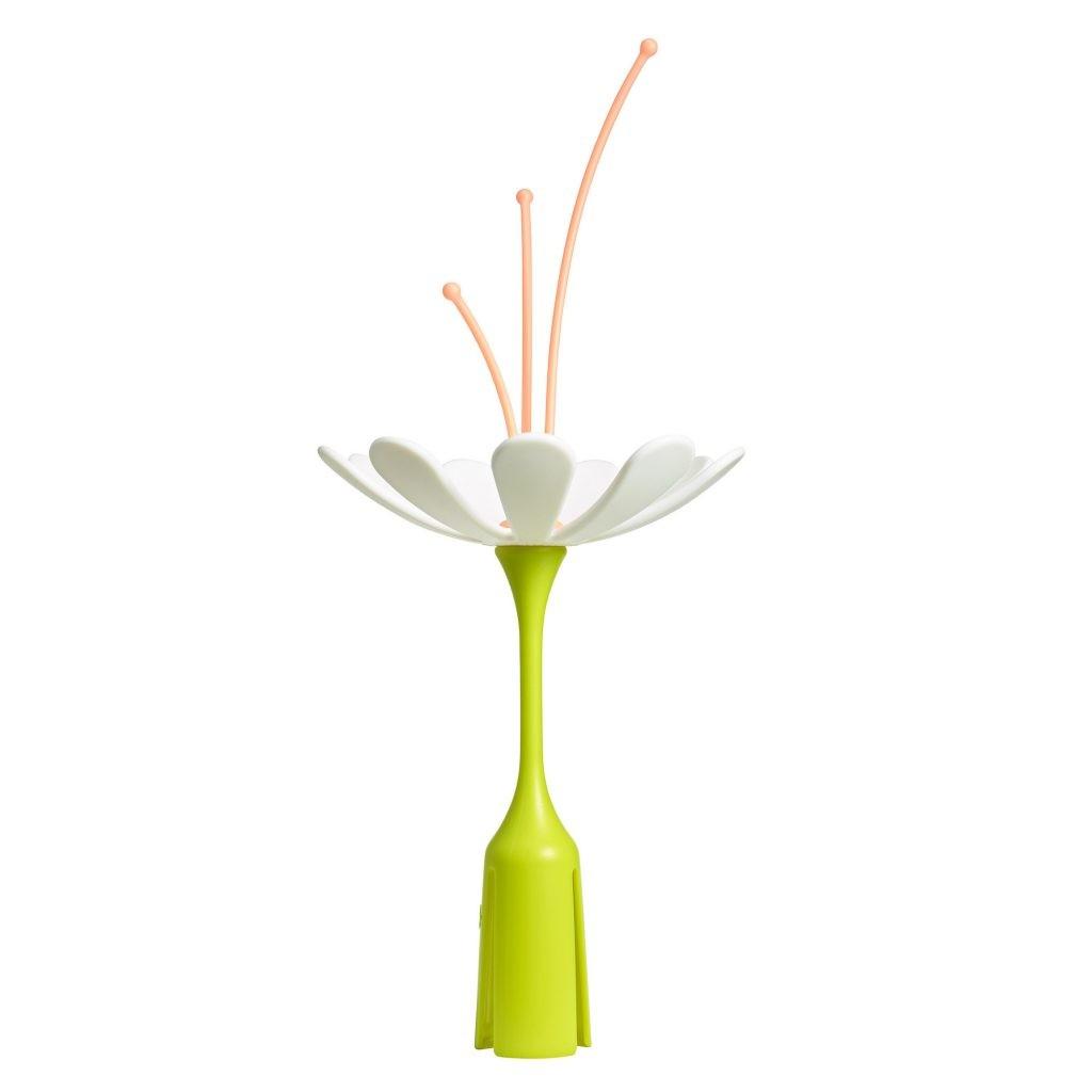 Boon - Accessoire voor afdruiprekje bloem stem wit .