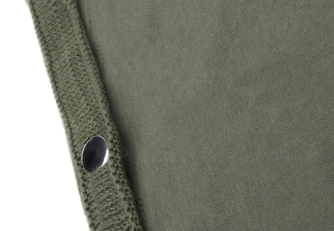 Jollein - Aankleedkussenhoes 50x70cm Pure Knit - Leaf Green - GOTS