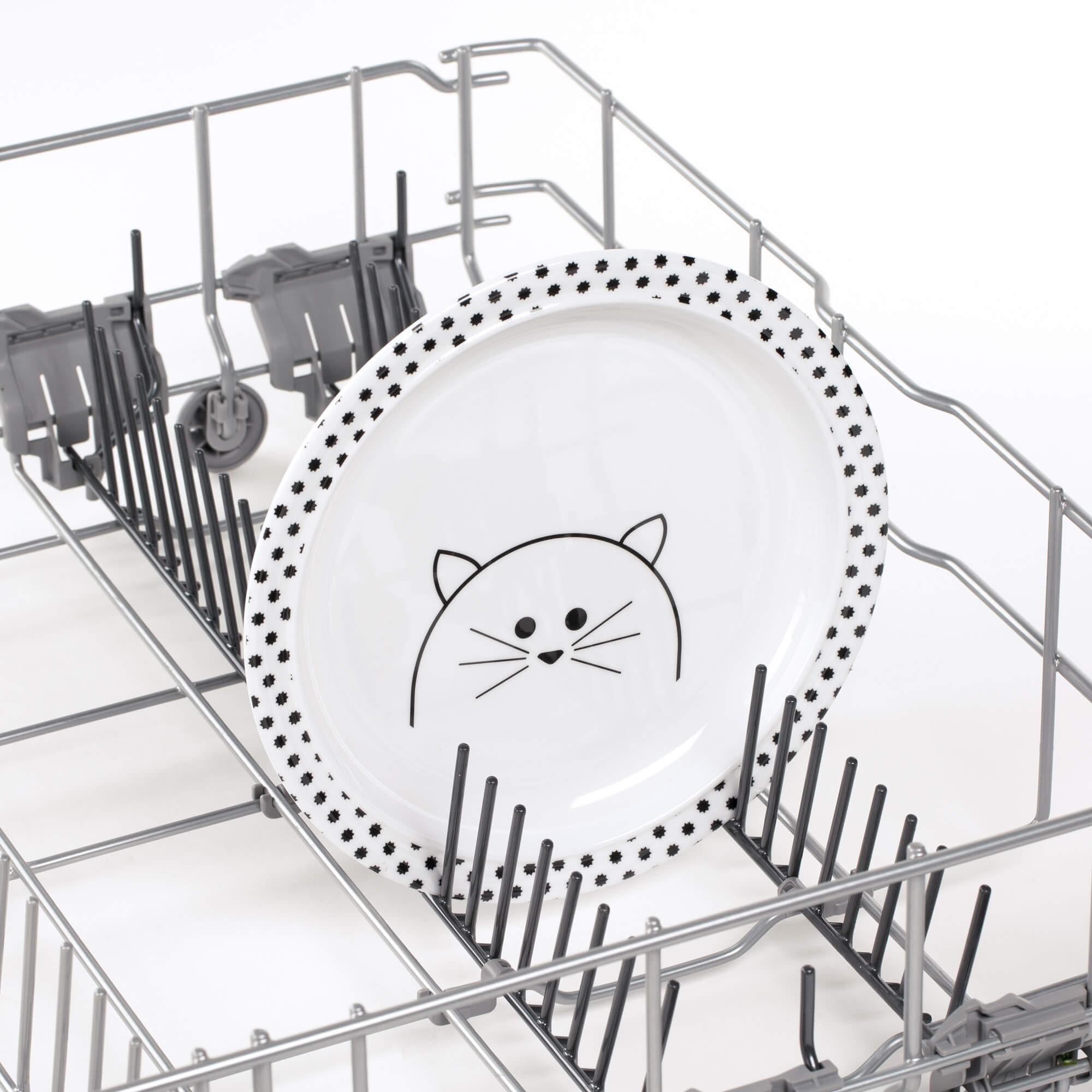 Lassig - Plate Melamine/Silicone Little Chums Cat