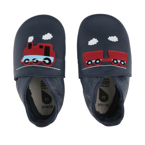 Bobux - Soft Soles - Train + carriage Navy