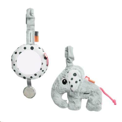 Done by Deer - To go activity set, grey