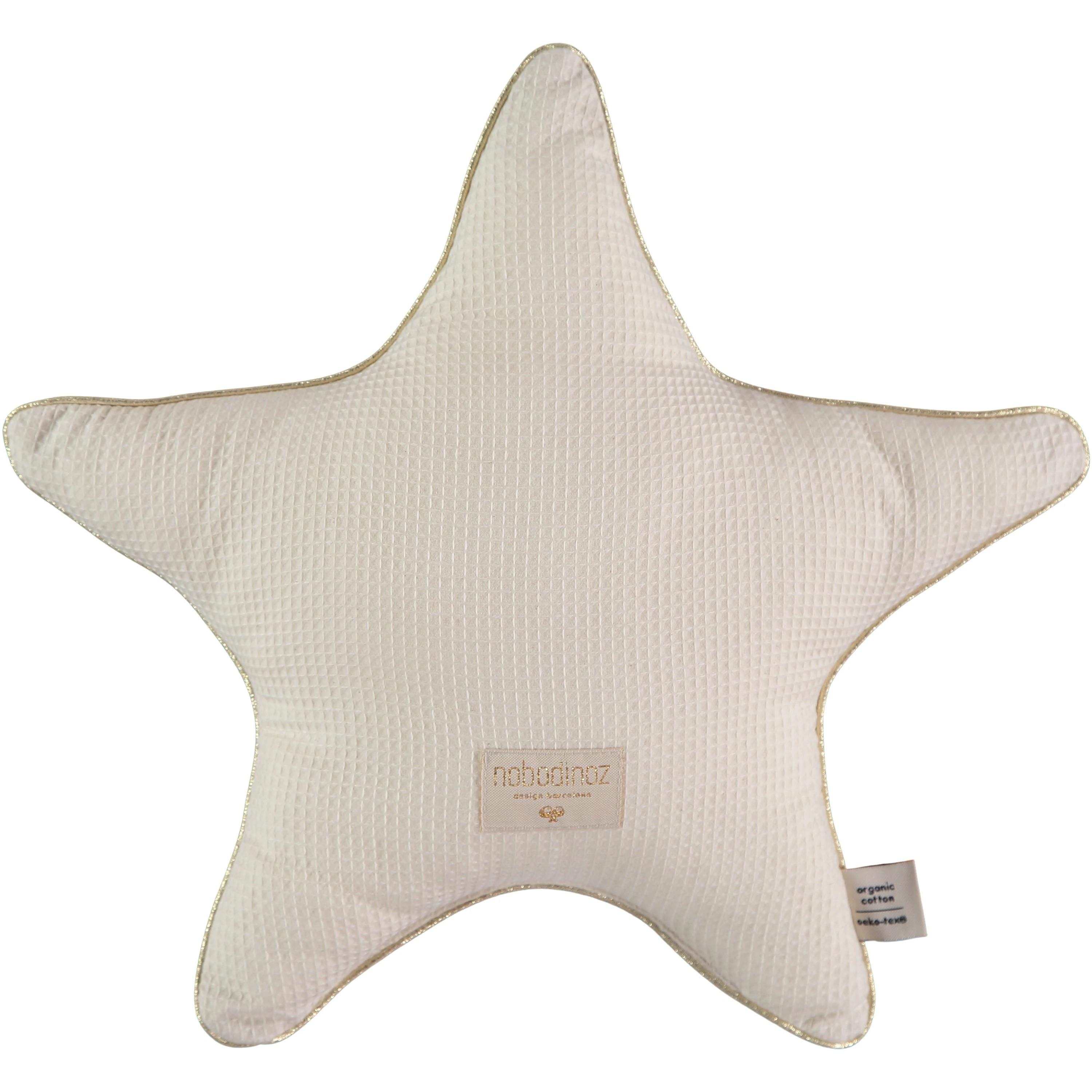 Nobodinoz - Aristote star cushion 40x40 natural