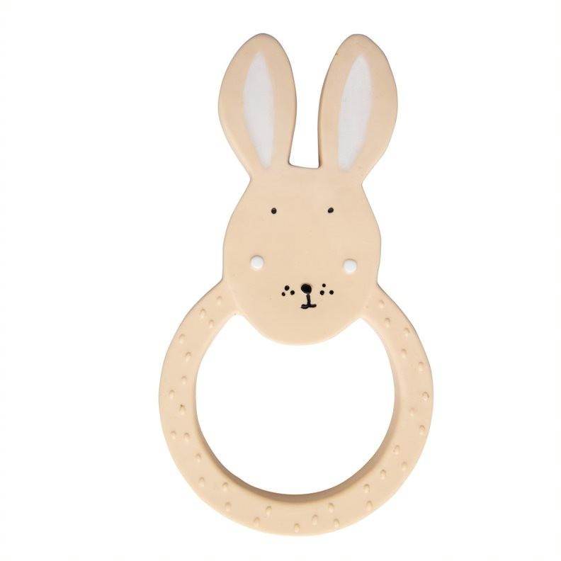 Trixie - Natuurlijk rubber ronde bijtring - Mrs. Rabbit