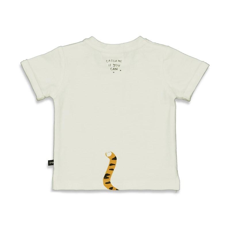 Feetje - T-shirt - Hey Tiger Offwhite