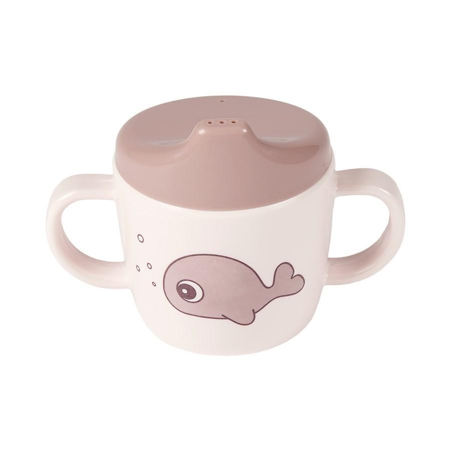 Done by Deer - 2-handle spout cup Sea friends Powder