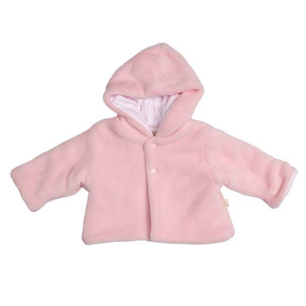 Baby Gi - Pink babycoat faux-fur