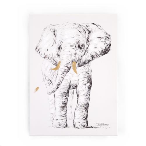 Childhome - Schilderij olifant 30x40