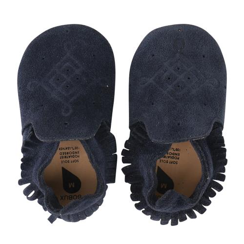 Bobux - Soft Soles - Suede Moccasin Navy