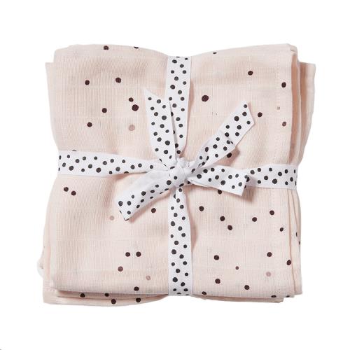 Done by Deer - Swaddle 2-pack, Dreamy dots, Powder