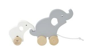 Bambam - Wooden Elephant Pulltoy in Giftbox