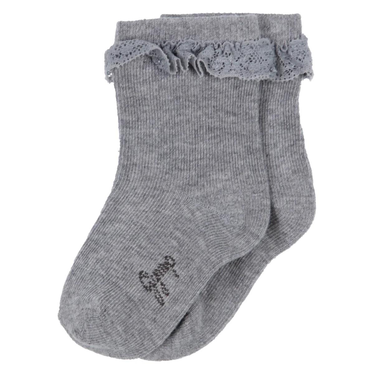 Gymp - Meisjes sokken keit grey melange