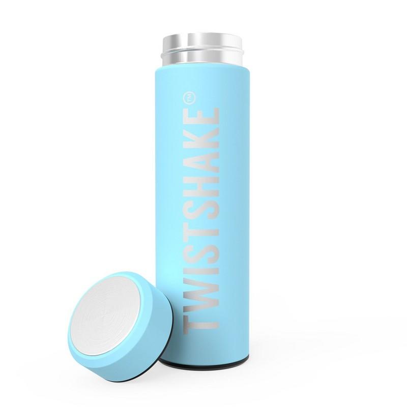 Twistshake - Thermosfles 420ml pastel blauw