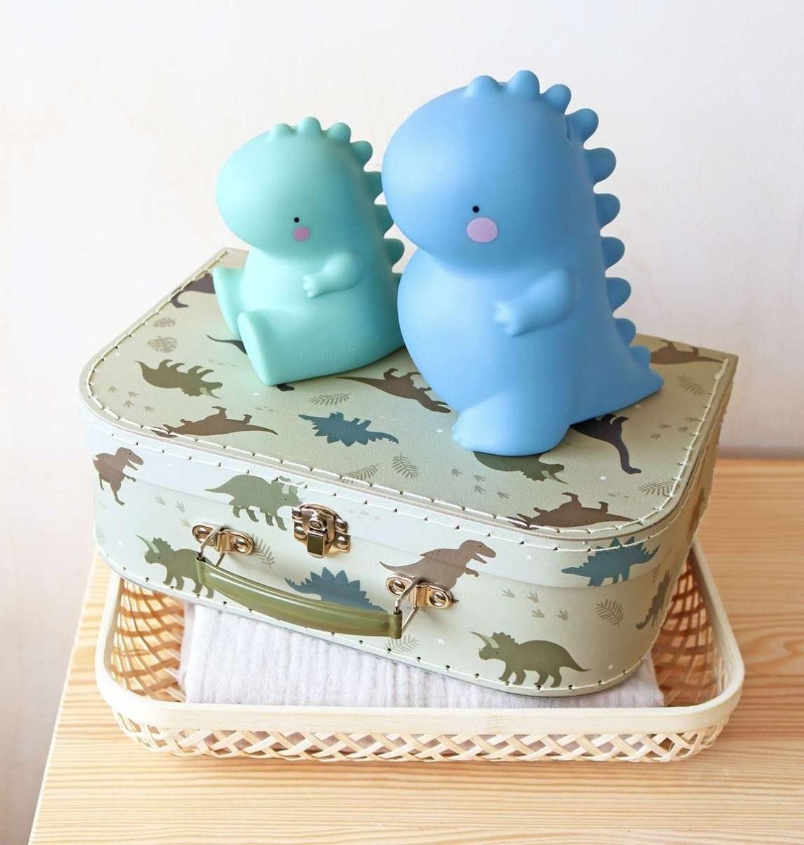 A little Lovely Company - Suitcase set of 2: Dinosaurs