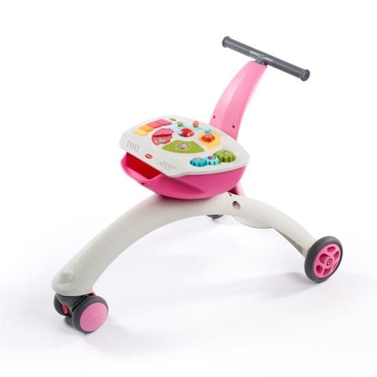 Tiny Love - 5-in-1 Walk Behind & Ride On Pink