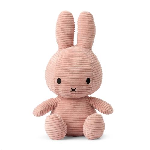 Nijntje - Miffy Sitting Corduroy Pink - 33 cm