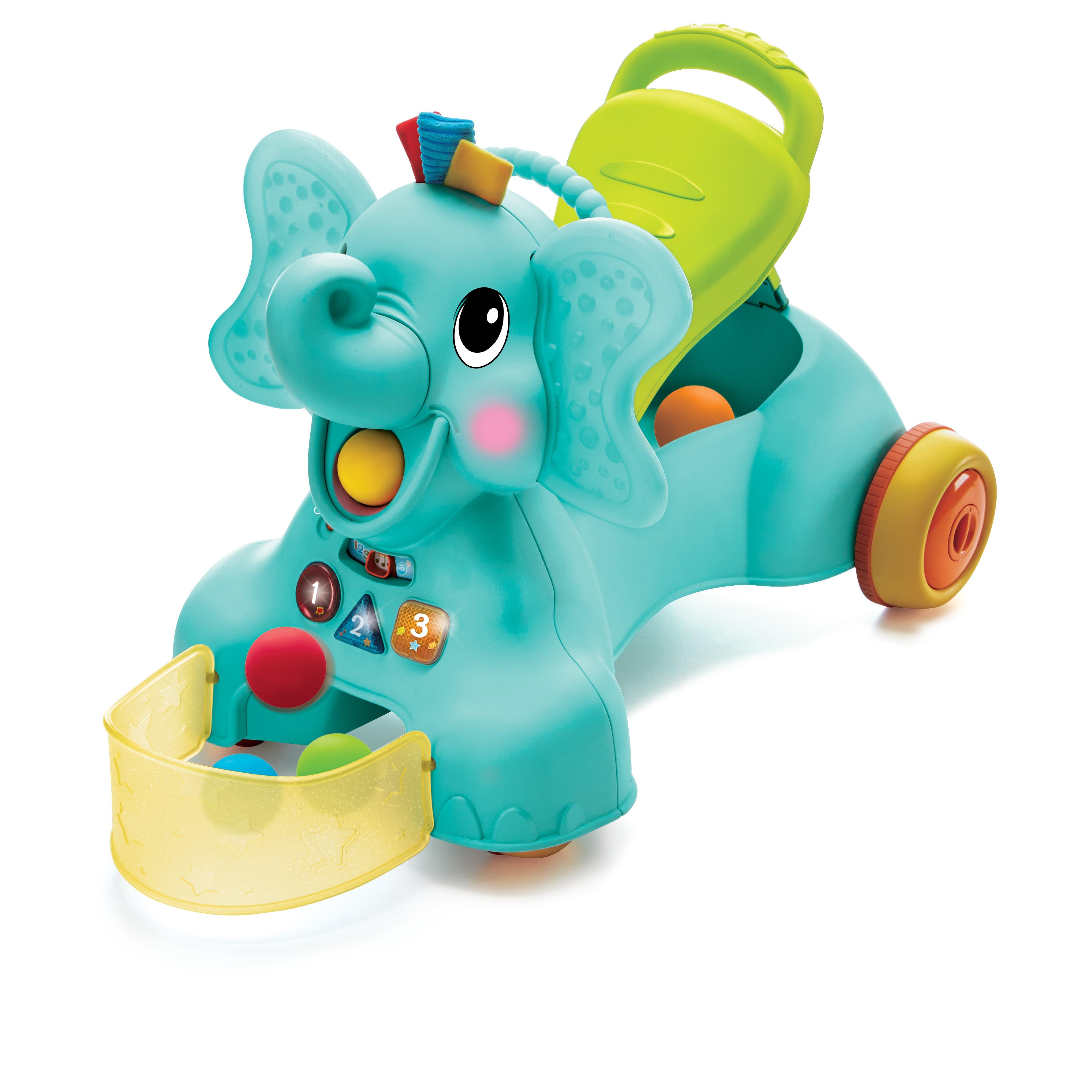 Infantino - Large - 3-in-1 Ride On Elephant