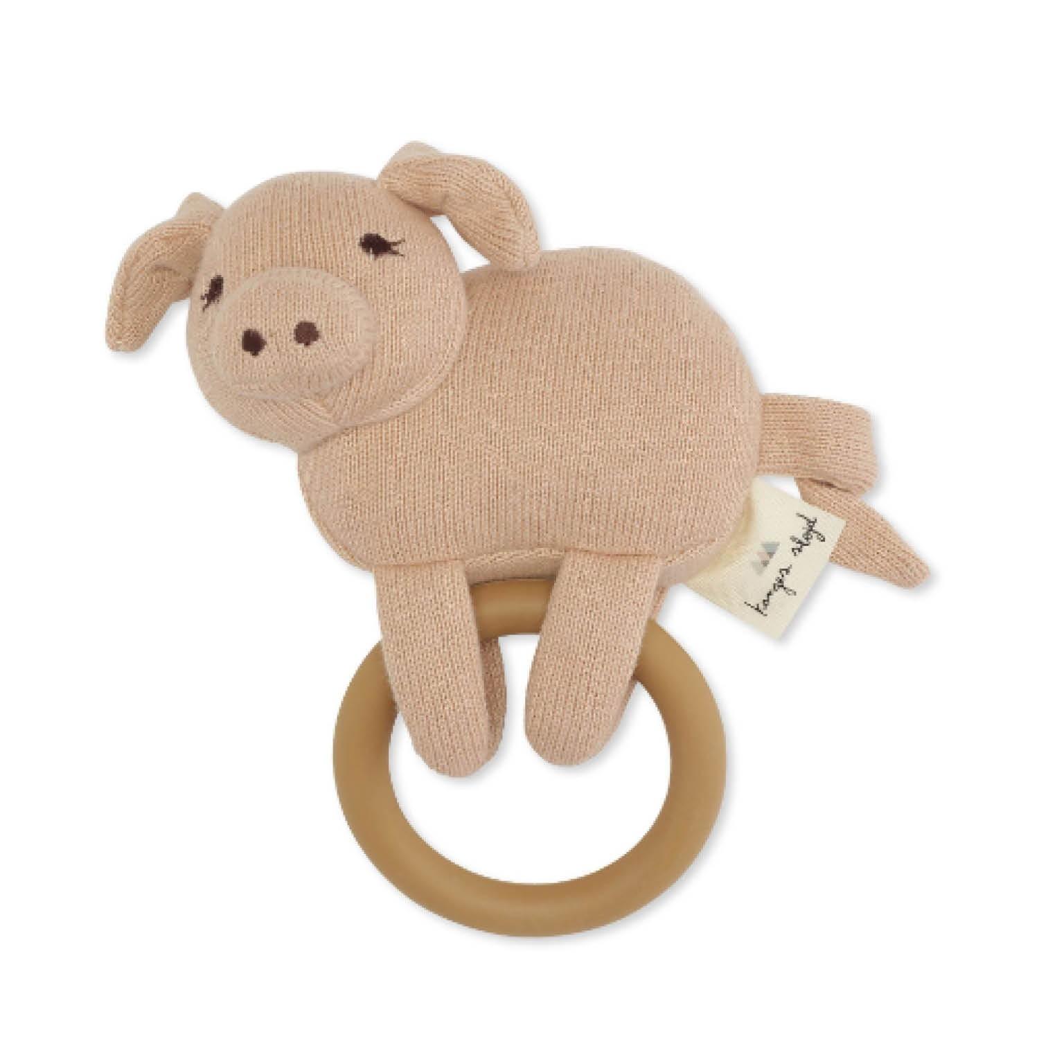 Konges Slojd - Activity knit ring pig pig