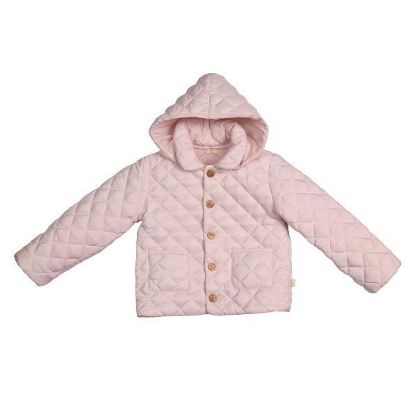 Baby Gi - Pink padded jacket - removable hood